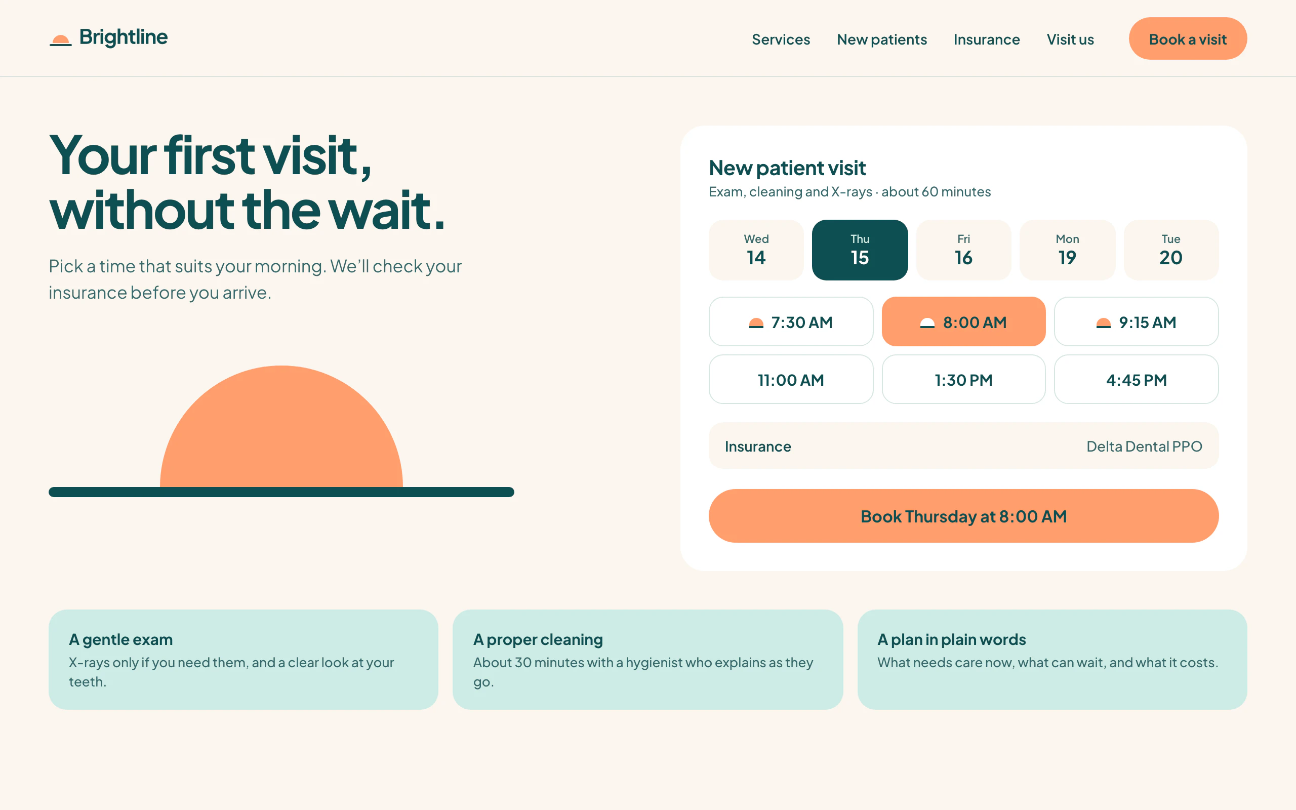 New patient booking